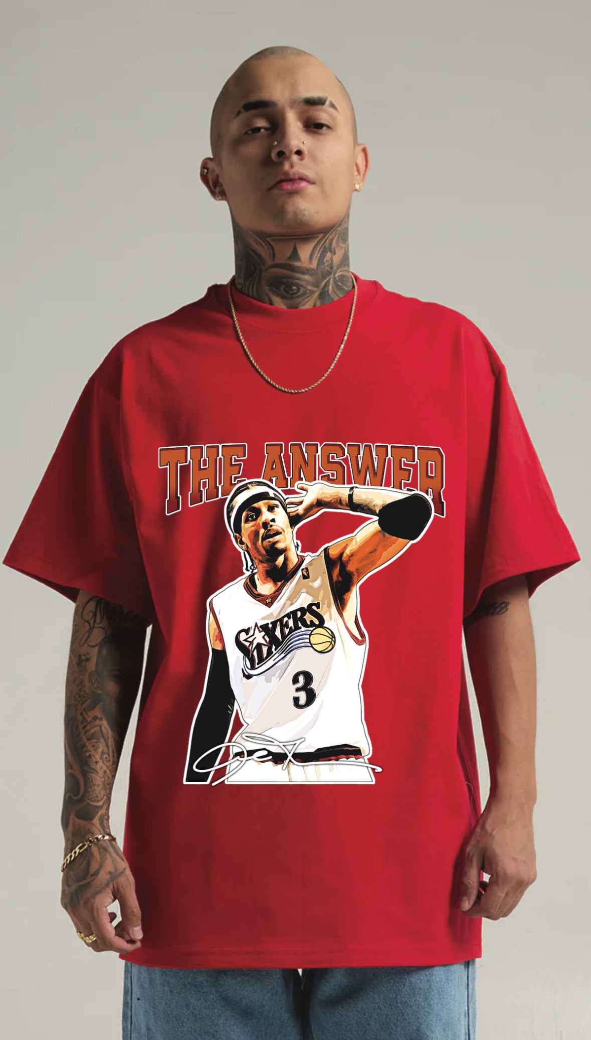 IVERSON THE ANSWER VINTAGE TEE